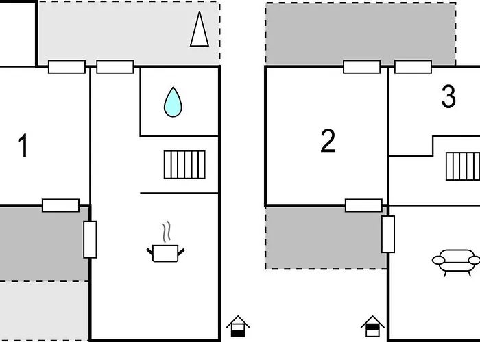 公寓 Kysthusene, Lejl 2 *
